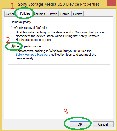 Speed up usb file transfer