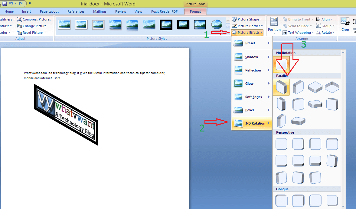 add image to word