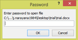 How do i password protect a word document
