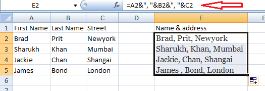 2 Ways To Combine Columns In Excel By Merging Cells