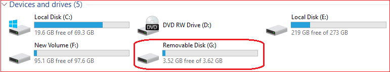 show hidden files from pen drive