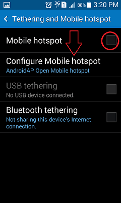 how to use phone as wifi hotspot