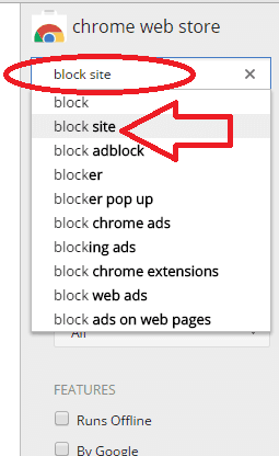 How to Block web sites in Google chrome