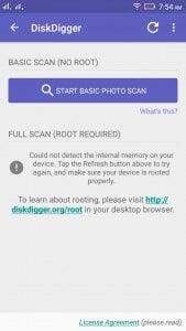 Recover deleted photos from android