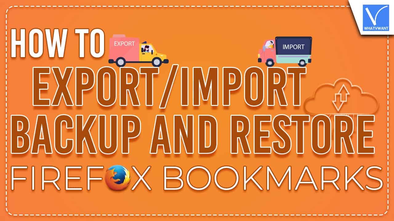 Backup FireFox Bookmarks