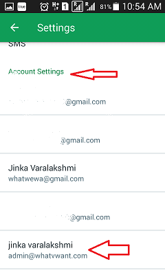 change gmail profile picture on android