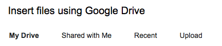 Google Drive Window