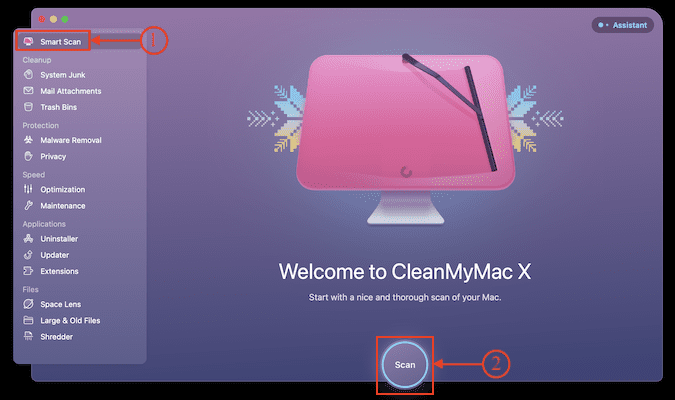 Smart Scan in CleanMyMac X