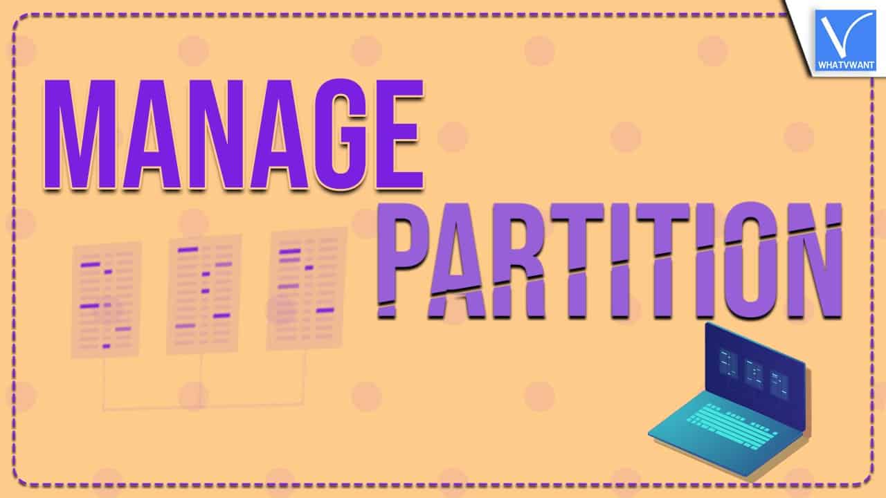 Manage Partition