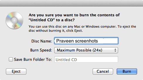 How to burn a DVD on a Mac