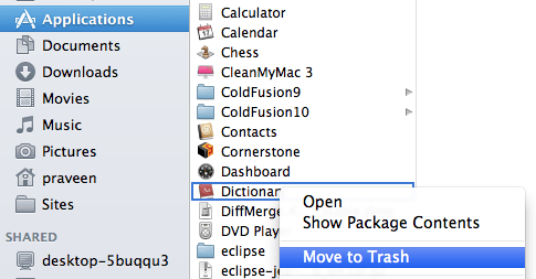 Move to Trash