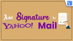 Add Signature to Yahoo Mail