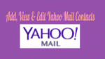 Yahoo Mail Contacts