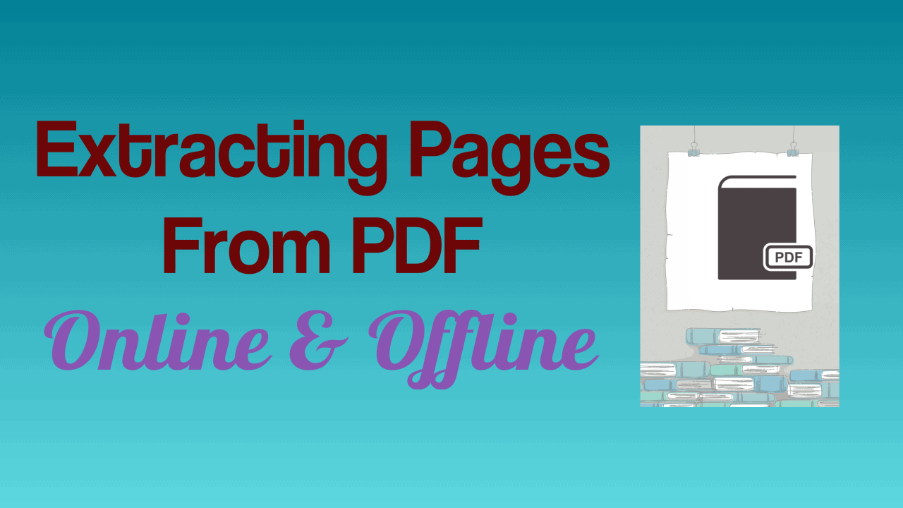 Extracting Pages from PDF