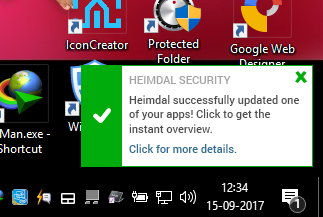 Heimdal app update