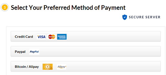 FastestVPN payment methods