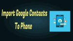 Import Google Contacts