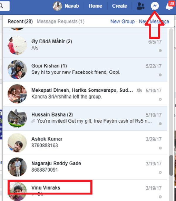 How to view facebook business page messages