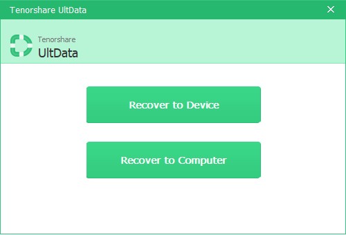 recover data