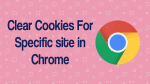 Clear Cookies For A Specific Site