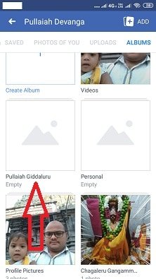 Naming Your Album on Facebook App