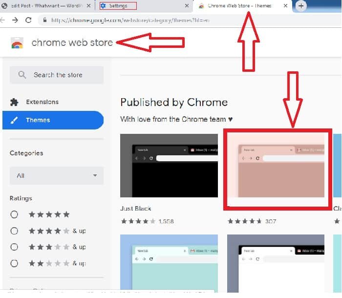 Chrome web store