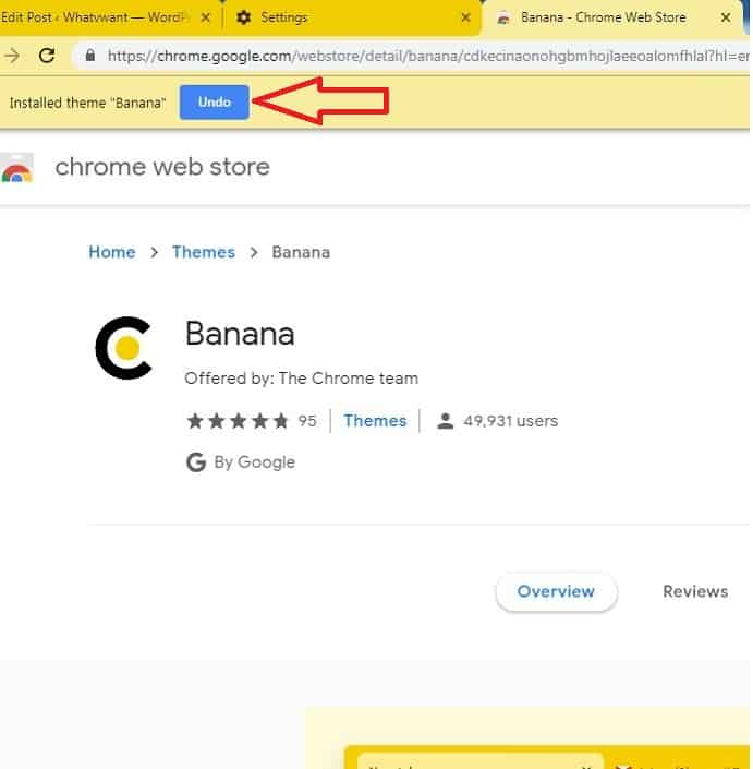 How to change Chrome Theme 