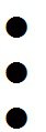Three Vertical dots Symbol on Google Chrome