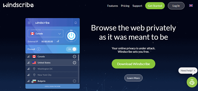 Windscribe-VPN-To-Unblock-a-geo-blocked-sites-in-your-country