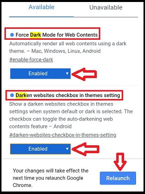 Enabling-Dark Mode-flags-on-Google-Chrome