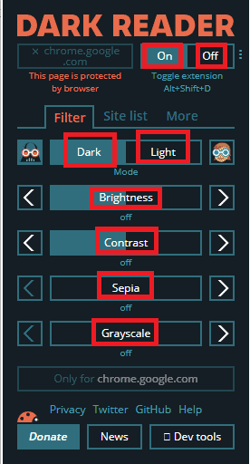 Various-options-in-Dark Reader