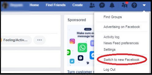 Switch-to-New Facebook-option-on-your-Facebook-Desktop-site