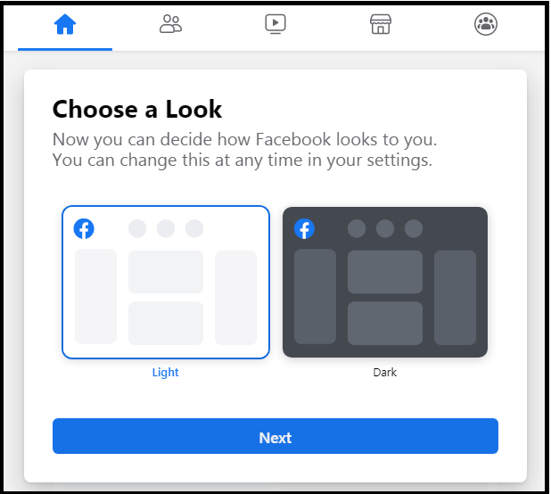 Light-and-Dark-options-on-New Facebook-desktop