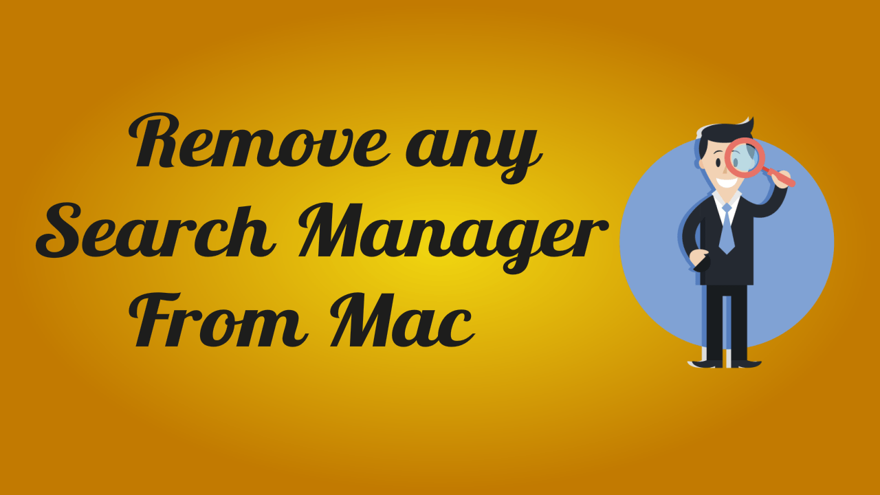 Remove Search Manager