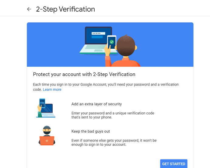 Google 2-step verification