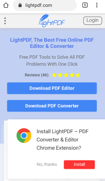 lightPdf website