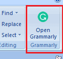 open grammerly