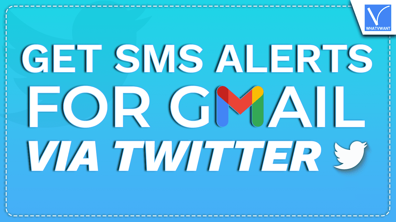 Get SMS Alerts for Gmail Via Twitter