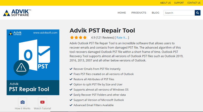 ADVIK PST Repair Tool