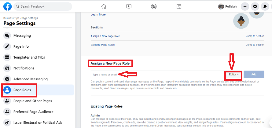 Page-Roles-on-Facebook-Page