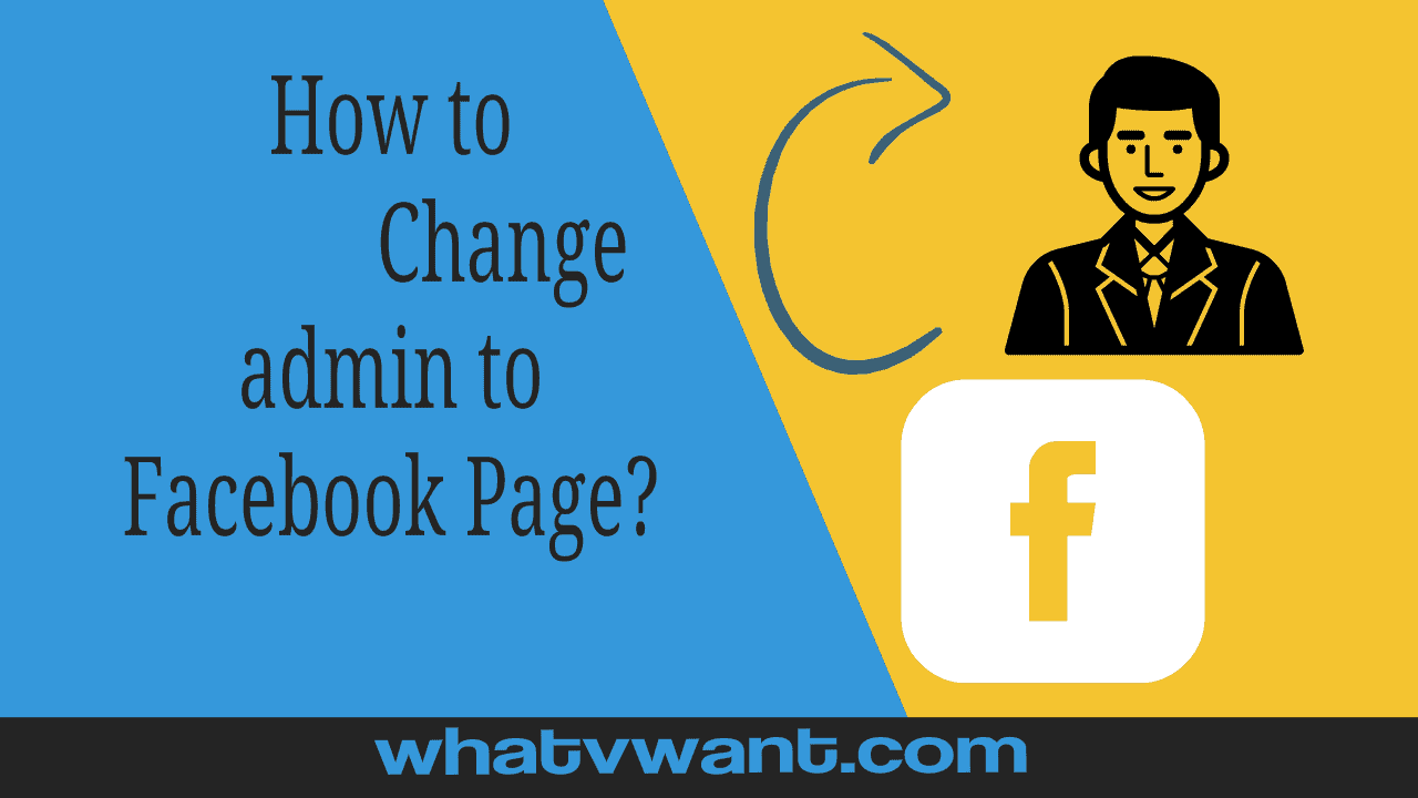 change admin to facebook