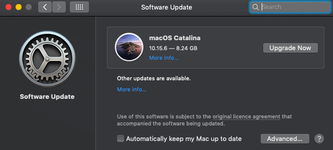 enable visibility of external hard drive on mac-Check updates