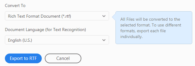 Rich text format document