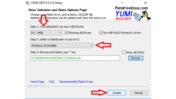 How to create a bootable USB by using YUMI – Multiboot USB Creator