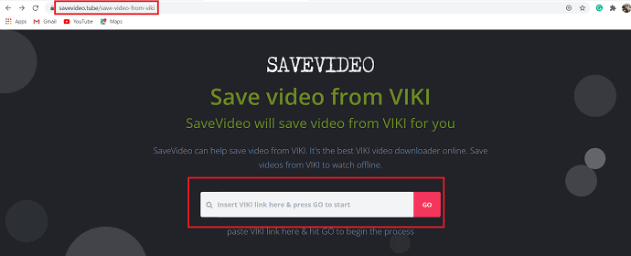SAVEVIDEO- Save video from Viki.