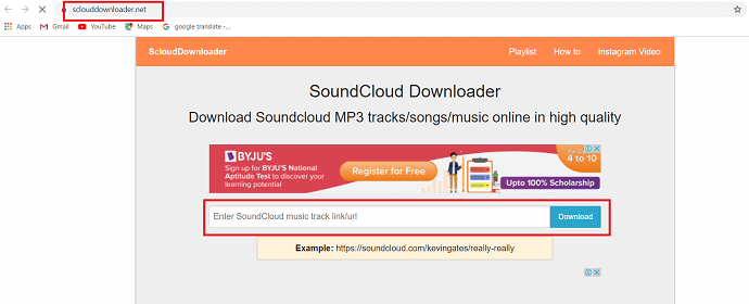SoundCloud Downloader.