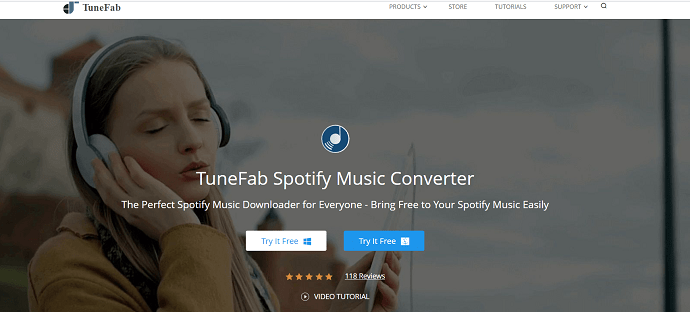 TuneFab Spotify music converter.