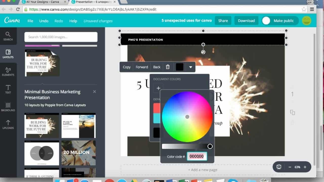 Canva slideshow maker2