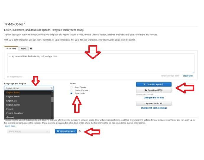 Step 4 Enter Text, Configure settings and Export