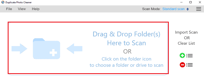 drag folders